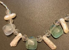 Collana Pepite Fluorite Verde