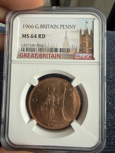 1966 penny non circolato 1d - 1966,