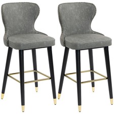 HOMCOM Set 2 Sgabelli da Bar