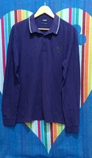 Polo da uomo manica lunga Gaudi  in cotone colore viola taglia L