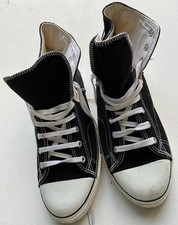 Scarpe SUPERGA Alte Usate EU 45 tela nero