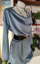 Abito Azzurro Velluto sexy