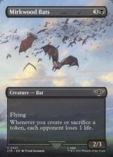 MTG MIRKWOOD BATS 421 EXC - PIPISTRELLI DI BOSCO ATRO - LTR X EN - MAGIC