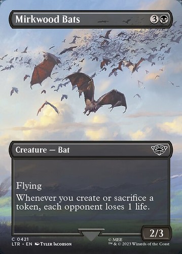 Mtg mirkwood bats 421 exc - mtg,