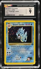 CGC 9 MINT Giovanni's Gyarados 2000 Gym Challenge 5/132 Holo Carta Pokemon