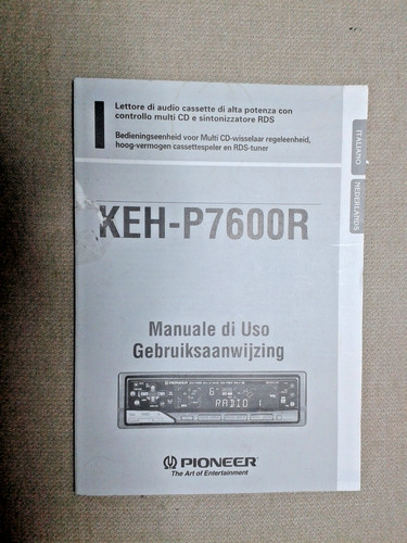 Pioneer keh p7600r manual - pioneer, keh-p7600r