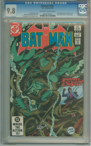 Batman 357 cgc 8 1 - *, 9.8