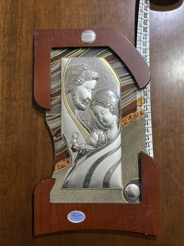 Quadretto legno argento - legno,,