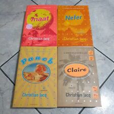 IL SEGRETO DELLA PIETRA DI LUCE 4 VOLUMI CHRISTIAN JACQ NEFER CLAIRE PANEB MAAT