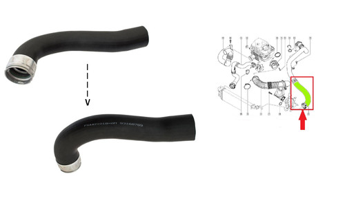 Tubo turbo manicotto - tubo,