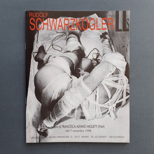 Rudolf schwarzkogler milano - -,