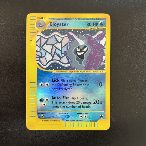 Pokemon card cloyster - pokemon, reverse
