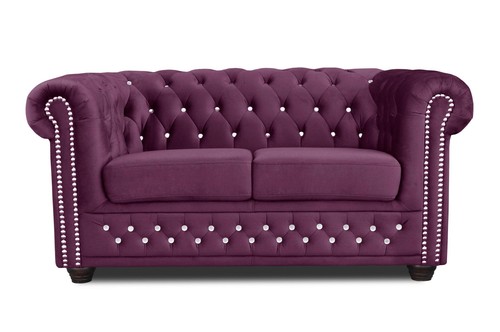 Divano tessuto chesterfield - tessuto,