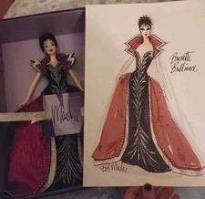 Mattel Barbie Brunette Brilliance Bob Mackie 2002 Edizione limitata
