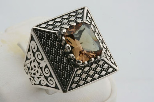 Anello uomo vintage - , argento