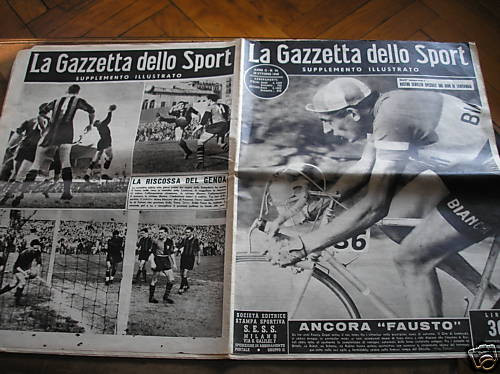 Fausto coppi vince giro - coppi,