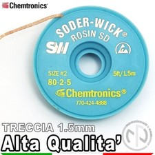 Treccia Dissaldante 1.5 mm Chemtronics Trecciolla  ALTA QUALITA'
