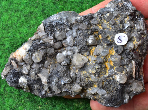 Galena black barite cerussite - galena,