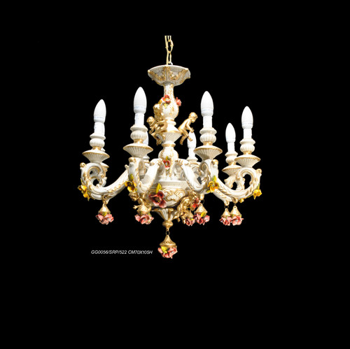 Lampadario ceramica luci - lampadario, 8