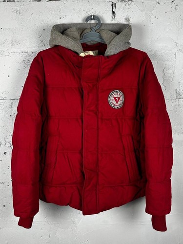Piumino vintage guess rosso - guess,