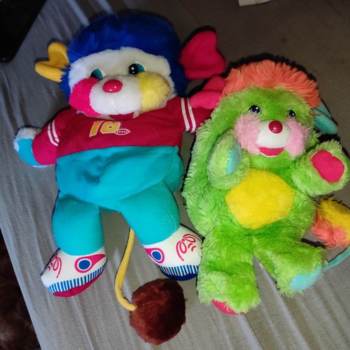 Coppia peluche popples - peluche, vintage