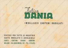 Felice DANIA imballaggi cartoni ondulati scatole biglietto pubblicitario