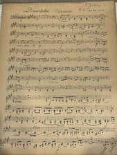 Spartito Antico QUARTETTO in