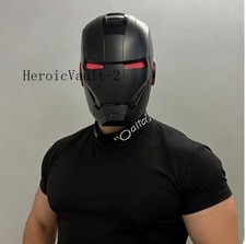 Iron man mk5 black helmet - man,