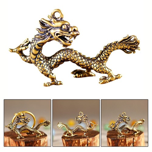 Drago bronzo ornamento - in,