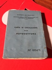 Fiat Nuova 1100 Carta Di