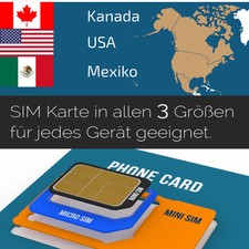 SIM prepagata Nord America 50