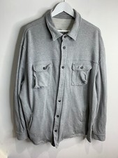 Iceberg ICE JEANS felpa cardigan sopra camicia 56 pollici Petto XXL grigio *difetto