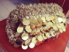 Borsa pochette clutch con