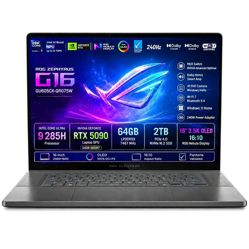 Asus notebook rog zephyrus g16 - asus,