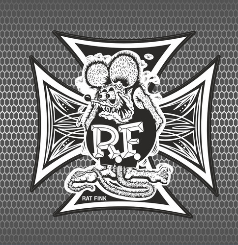 Adesivo rat fink - rod, 3,4"