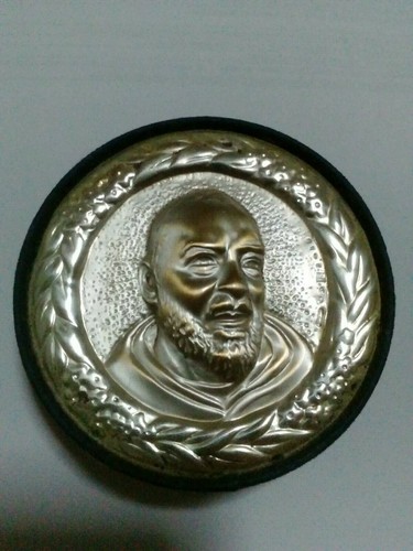 Medaglione padre pio lamina - pio,