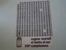 advertising Pubblicità 1974 COGNAC MARTELL