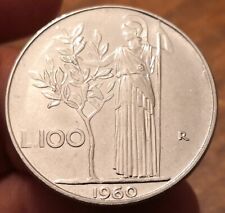 Moneta 100 Lire 1960, Italia