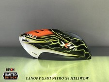 ricambi elicotteri a scoppio radiocomandati rc capottina canopy per Gaui x4 rc