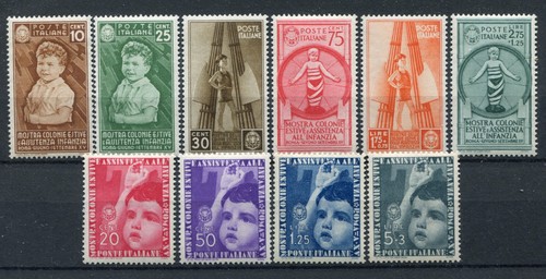 Regno italia 1937 colonie - d'italia,