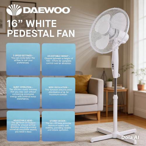 Ventilatore piantana potente - a,