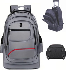 Zaino Con Ruote M-05. Trolley Borsa Da Viaggio Cabina Aereo. Tessuto Impermeabil