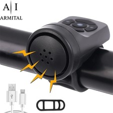 Clacson Bici Elettrico 120dB USB | Allarme Impermeabile Multiuso MTB Strada