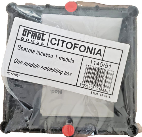 Urmet 1145 scatola incasso - urmet, 1145/51