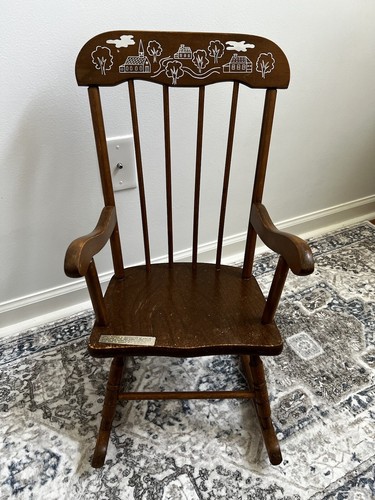 Poltrona dondolo vintage - poltrona,
