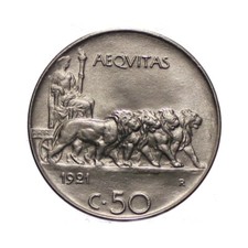 50 Centesimi Leoni Bordo Liscio e rigato 20-21-25