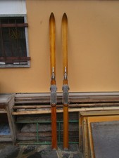 Sci d'epoca anni '50  Persenico in legno vintage antichi vecchi ski con Kandahar