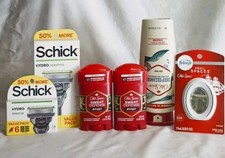 Lotto di 6 vecchi deodoranti