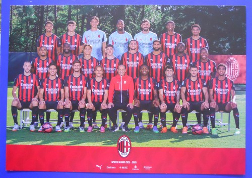 Cartolina ufficiale squadra - cartolina,