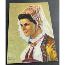 Cartolina Costumi Sardi -